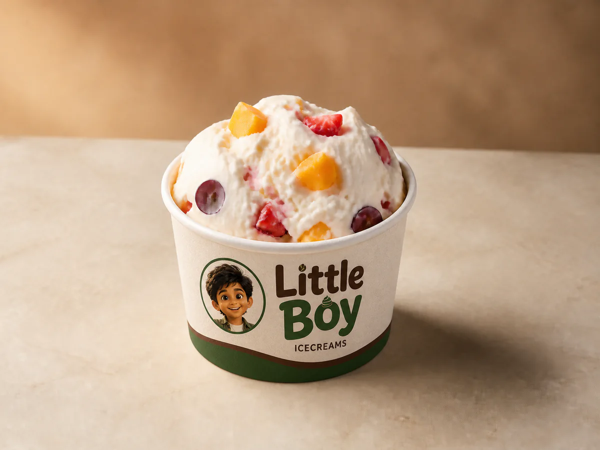 Fruit Salad Cup by Little Boy Icecreams