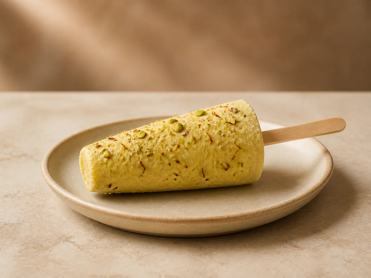Kesar Pista Kulfi Stick by Little Boy Icecreams
